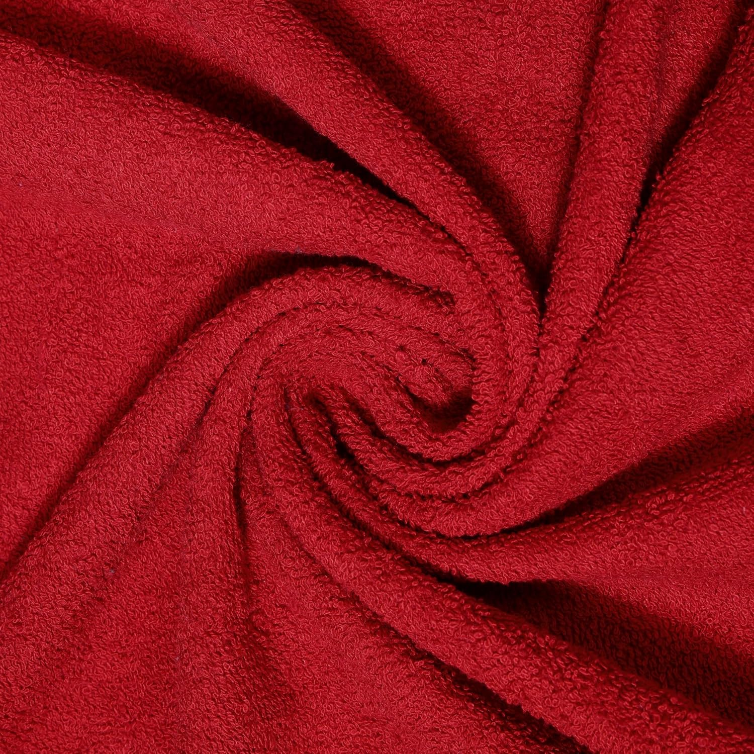Dreamscape 100% Cotton Bath Towel 1100 Gsm - Set Of 2 (Turquoise & Red)