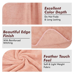 Urbanleaf Microfiber Large Bath Towel Quick Dry Super Absorbent Bath Towel | Towel For Bath, Travel, Gym, Beach, Pool & Yoga (Peach)
