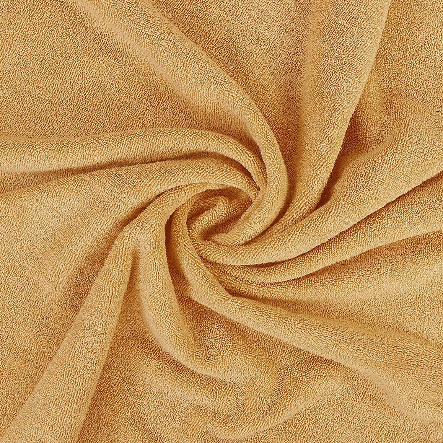 Tiqh 100% Cotton Bath Towel 600 Gsm | Highly Absorbent & Quick Dry Extra Large Bath Towel (Beige)
