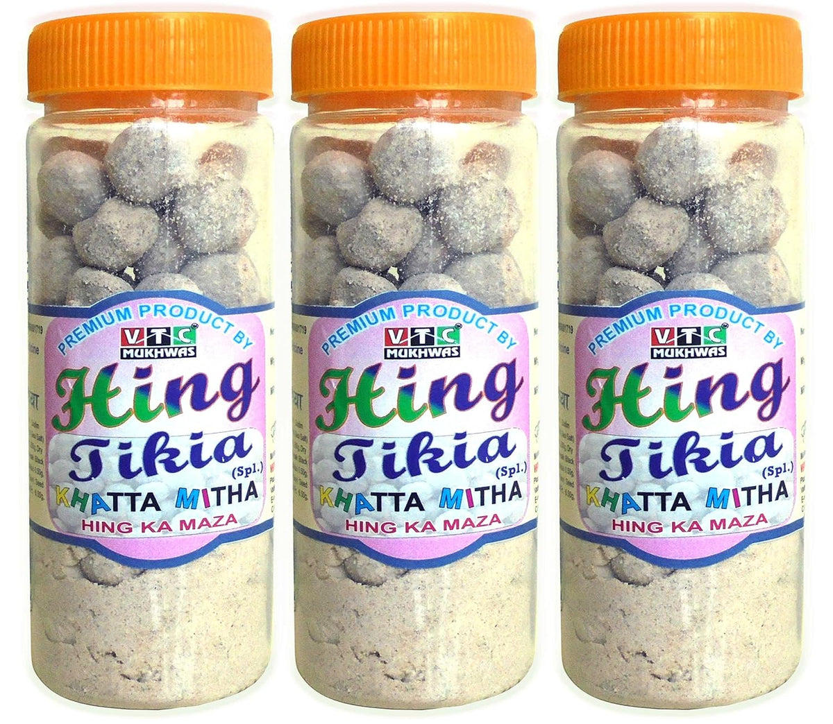Vtc Mukhwas Natural Hing Peda Mukhwas 600gram, (200gm *3) | Good For Digestion | Jar Pack