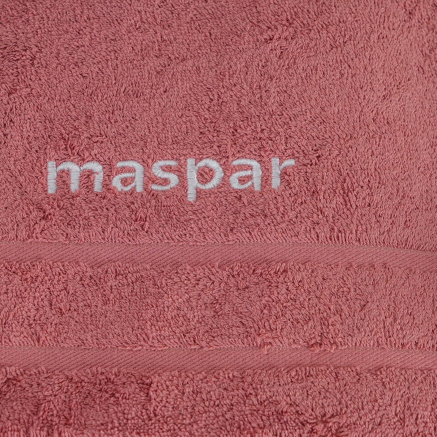 Maspar Amor Ultra Soft 2 Hand + 2 Bath & 2 Face Towel 1600 Gsm (Dark Peach) - 6 Pcs