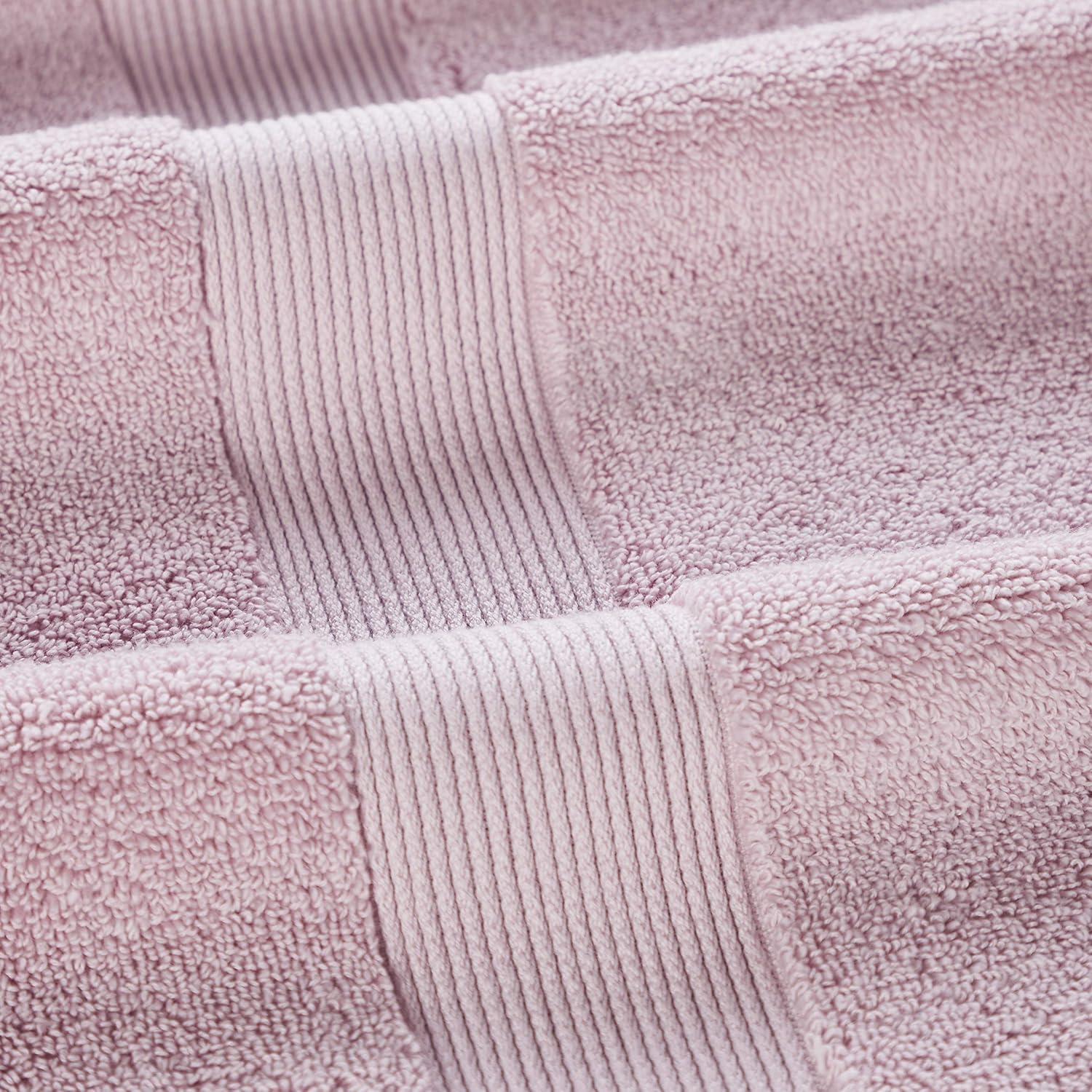 Senses By Riba Cotton Towel Bath, Hand & Wash 703 Gsm | All Cotton Zero Twist Premium Hotel & Spa Quality Highly Absorbent | Pack Of 6 (Mauve)