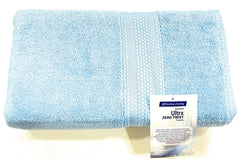 Bombay Dyeing Ultrx 100% Cotton Large Size Premium Bath Towel 650 Gsm - Sky Blue
