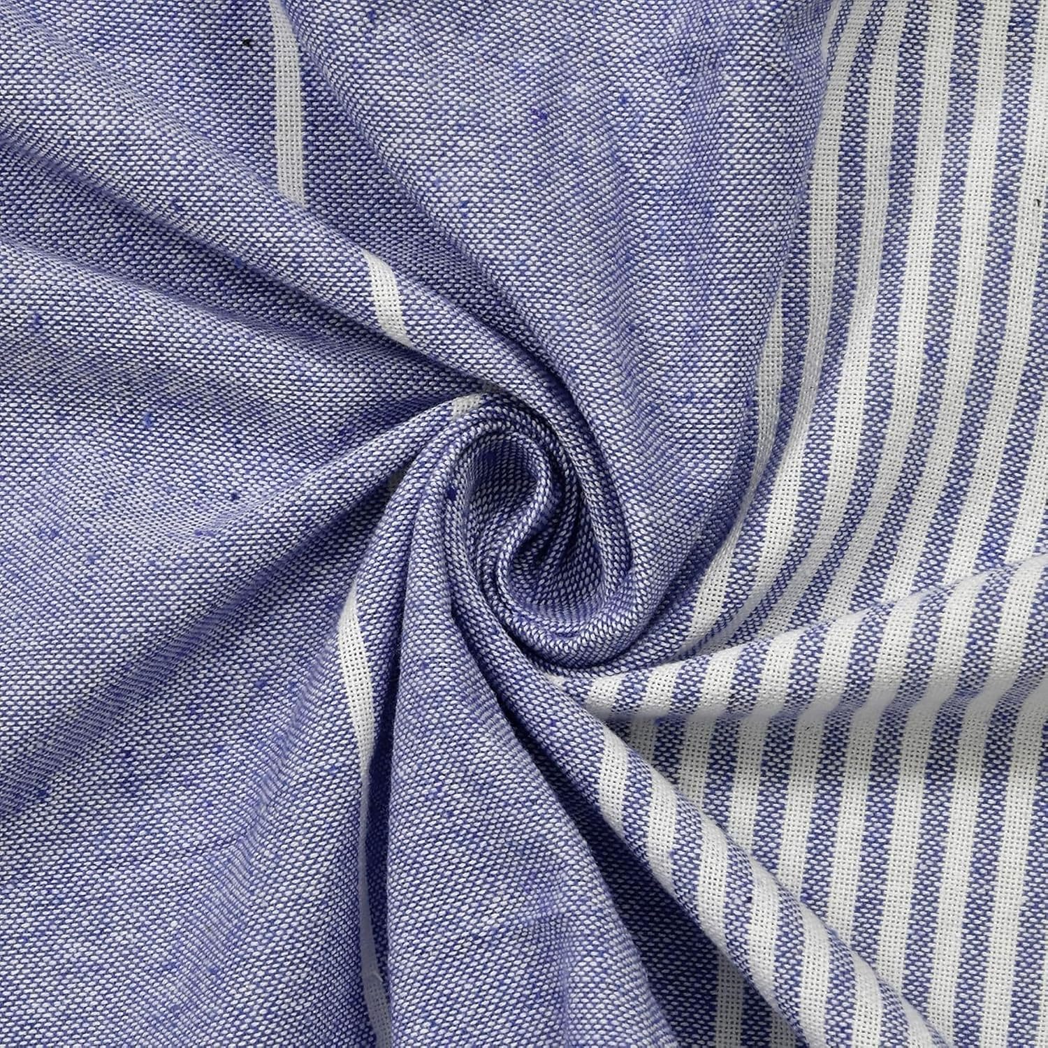 100% Cotton Double Bedsheet With Two Pillow Cover - Queen Size 90 X 100 Inches, Rock Blue | Handloom Cotton Bedsheets For Double Bed | All Season Comfort