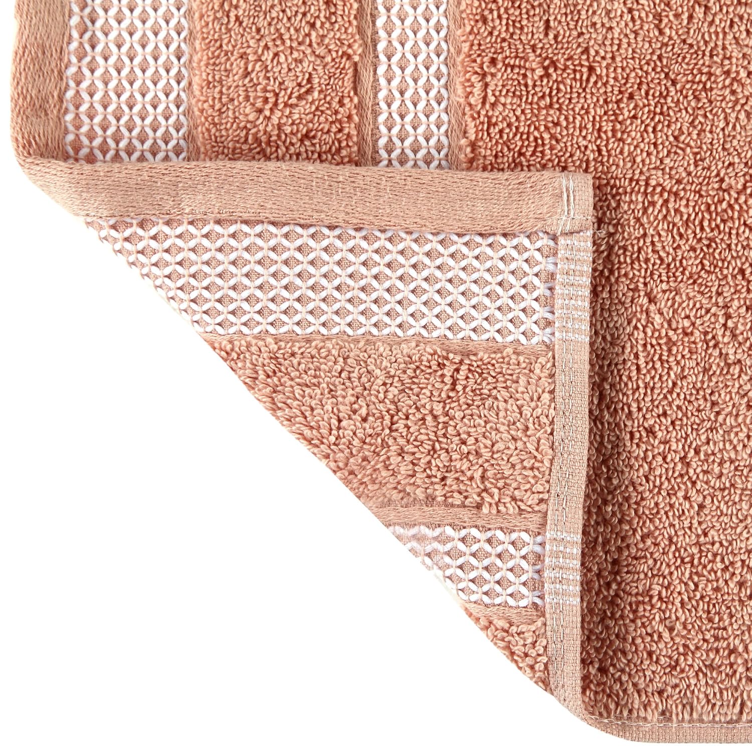 Spaces Cotton Hand Towel 500 Gsm (Pink & Coral) - Set Of 2