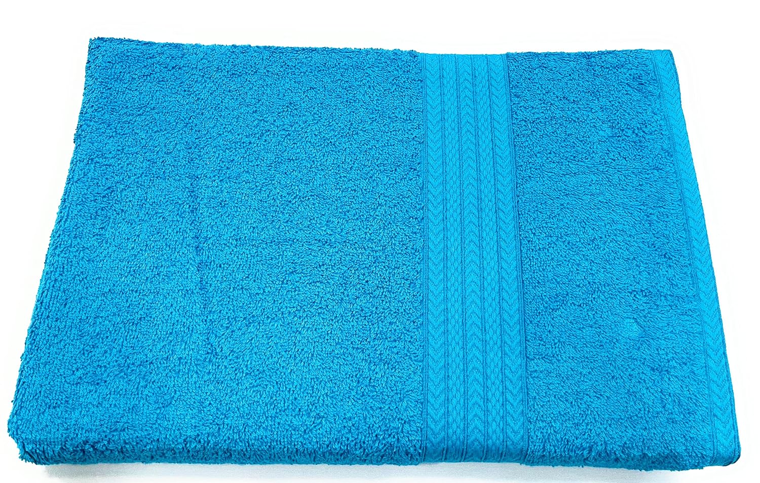 Bombay Dyeing Tulip Premium Cotton Large Size Bath Towel 500 Gsm (Scuba Blue)