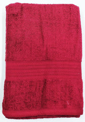 Bombay Dyeing Tulip Small Size Bath Towel 500 Gsm (Mahroon)