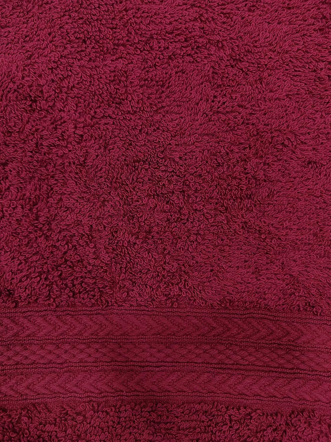 Bombay Dyeing Tulip 100% Soft Cotton Hand Towels 1200 Gsm (Mahroon) - Set Of 6
