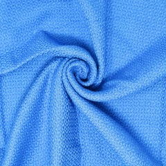 Pring Cotton Plain Dobby Thick Bath Towel 450 Gsm (Blue)
