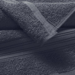 Boutiquo 100% Cotton Bath Towel 500 Gsm | Compact Quick Dry Lightweight Soft & Highly Absorbent Large Size Bath Towel - Charcoal Grey