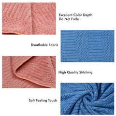 Urbanleaf Super Soft Microfiber Hand Towels, Gym & Workout Towels (2 Pieces, Multi Color) 400 Gsm