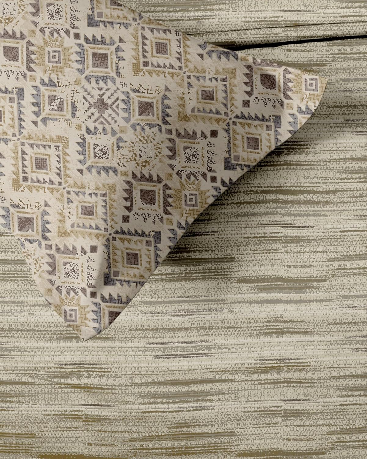 Jaipuri Design Cotton King Size Printed Bedsheet With 2 Pillow Covers - 108 X 108 Inches, Taupe | Ideal For Home Use & Perfect For Gifting On Weddings, Housewarmings & Festivals