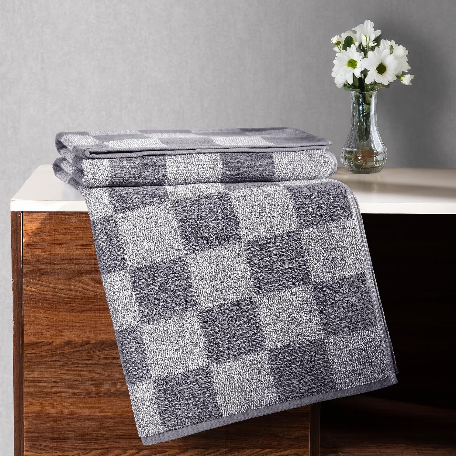Mytrident Bath Towels 500 Gsm | Urban Comfort Fashion Collection 100% Cotton Towel Bath Towel For Men & Women Highly Absorbent Towels (Soothing Grey)