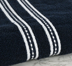 Cotton Bolls Polycotton Large Size Terry Cotton Bath Towel 400 Gsm (Navy)