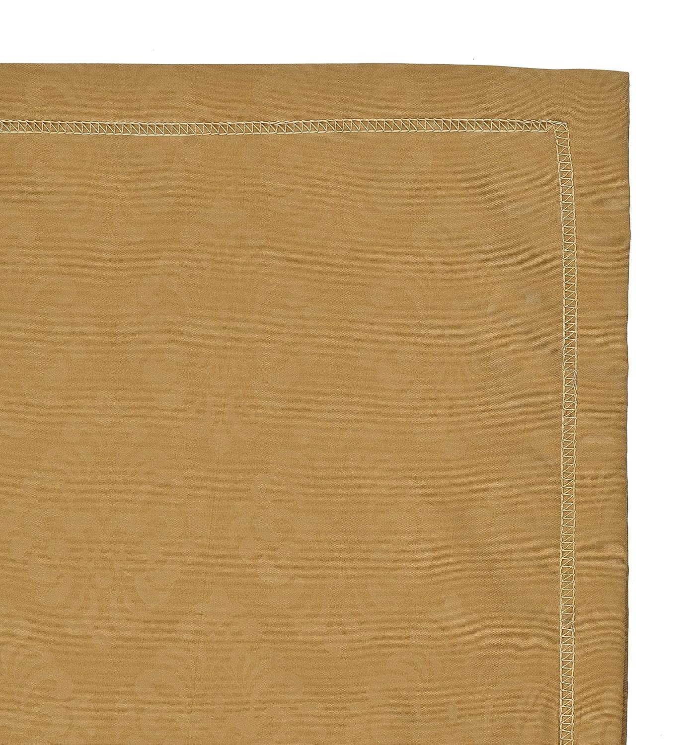 Microfiber Fitzy 280 TC Fitted Bedsheet King Size - 72 X 78 + 10 Inches, Camel With 2 Pillow Cover | Perfect Look Every Time Bedsheet