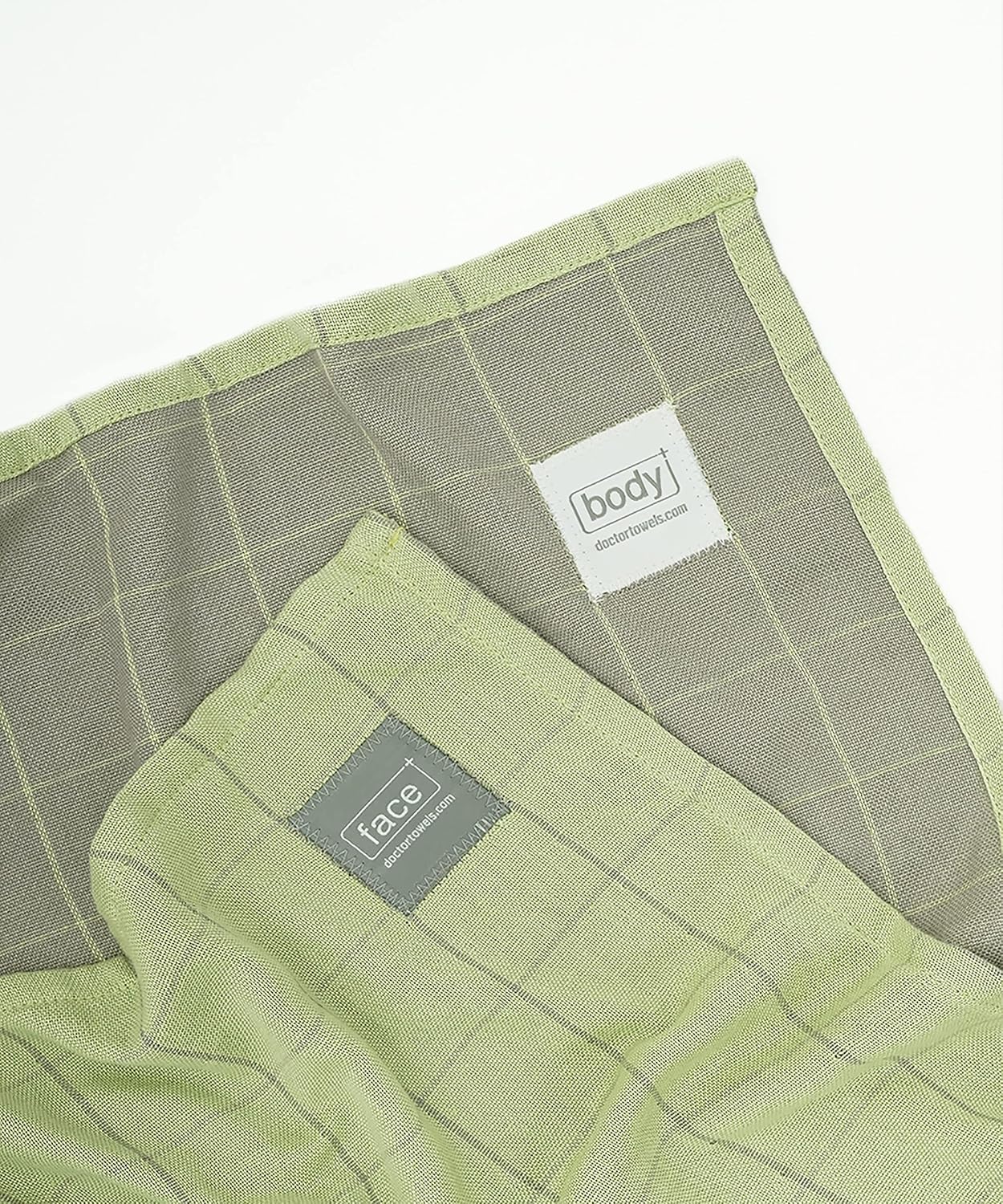 Doctor Towels, Banana Double Cloth Bath Towels 330 Gsm Soft Towels For Sensitive Skin, Quick Dry Towels For Bath Large Size (Green)