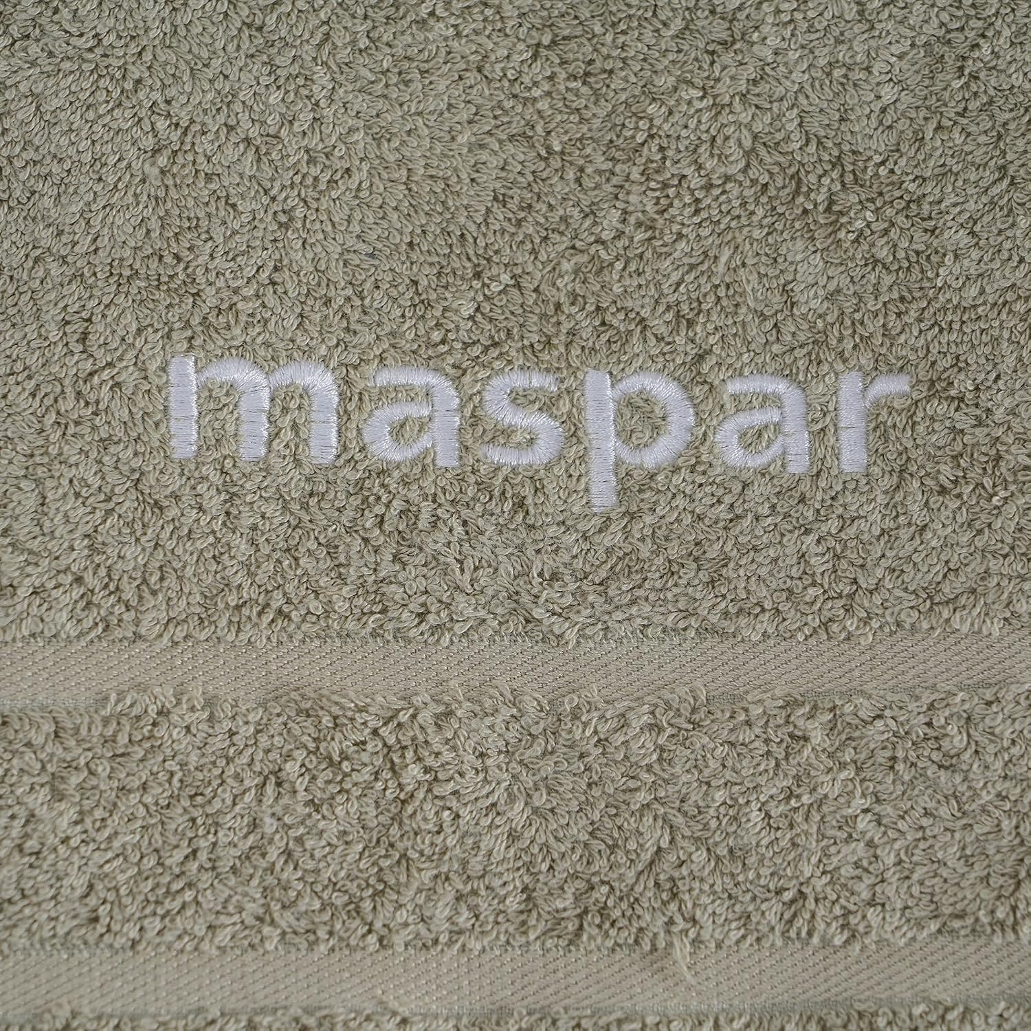 Maspar Amor Ultra Soft Bath Towel 800 Gsm (Green) - 1 Pcs