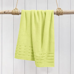 Spread Spain 100% Cotton Bath Towels 600 Gsm | Roman Bath Towel Large Size Soft, Fluffy & Absorbent - Cannry Yellow