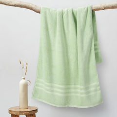 Spread Spain Cotton Bath Towels 650 Gsm | Large Size Miami Bath Towel Soft & Absorbent For Men & Women (Mint)