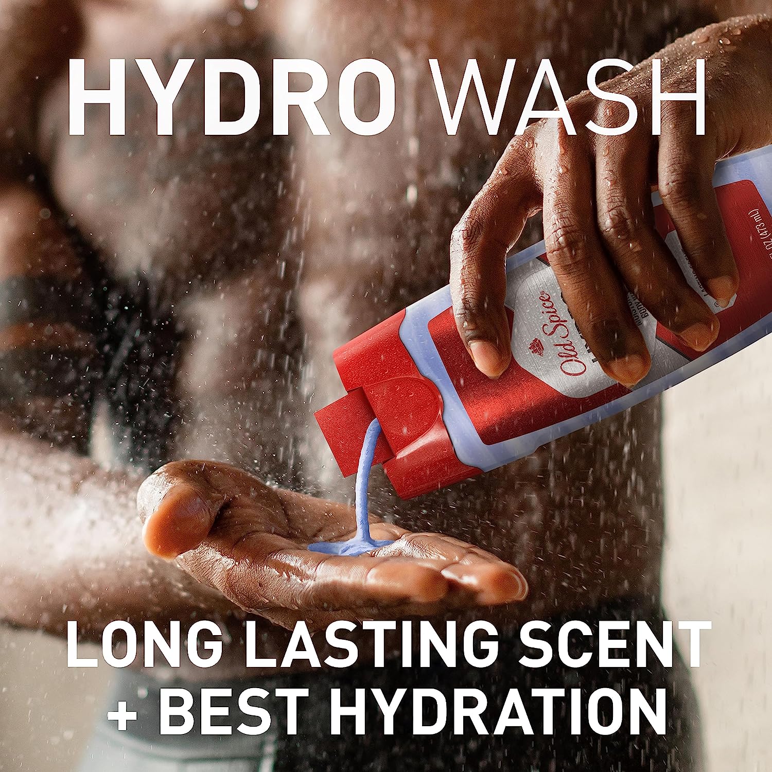 Old Spice Hardest Working Smoother Swagger Hydro Body Wash For Men, Brown 473ml 16 Fl.oz.