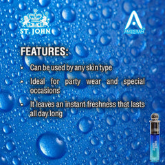 St. john Zam Zam Roll On Attar 8ml 0.2 Fl.oz. | Best Suited For Partywear & Dailywear Attar For Unisex