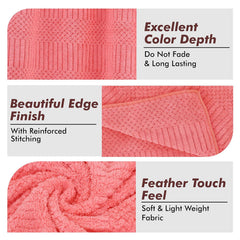Urbanleaf Microfiber Large Bath Towel 330 Gsm | Quick Dry Super Absorbent Bath Towel For Men & Women (Pink)