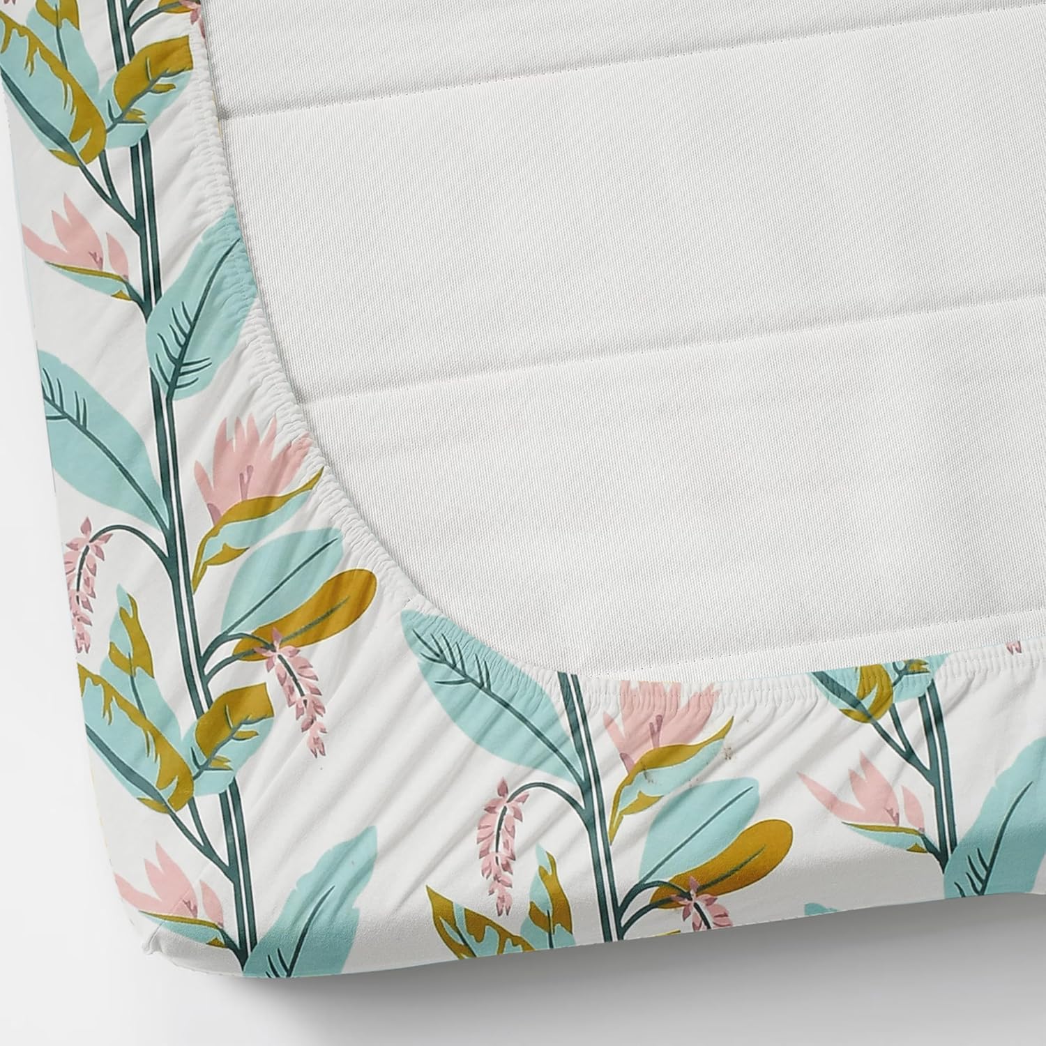 Queen Size Double Bedsheets With 2 Pillow Cover - Size 60 X 78 X 10 Inches, White | All Around Elastic Fitted - Lightweight, Soft & Comfortable