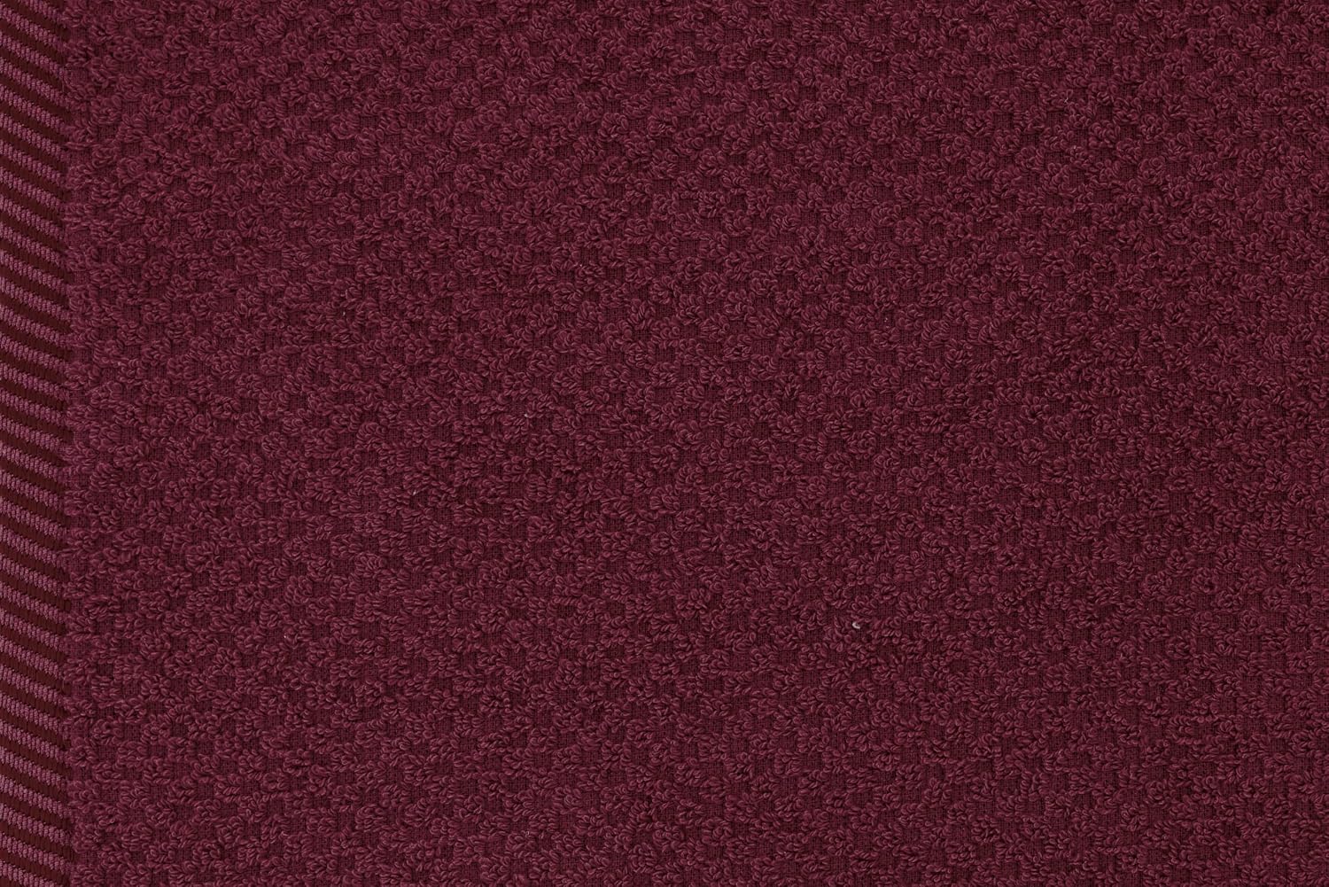 Casa Copenhagen Egyptian Cotton Popcorn 1 Pcs Large Bath Towel 500 Gsm (Burgundy)