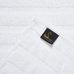 Senses By Riba 2 Bath + 2 Hand + 4 Face Cloths Towel 1.6 Kg (White) - Pack Of 8