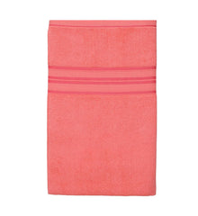 Cotton Bolls Textiles 100% Cotton Bath Towel 600 Gsm | Super Soft & Absorbent Quick-Dry Bath Towel Textured & Durable Cotton Towel (Peach)