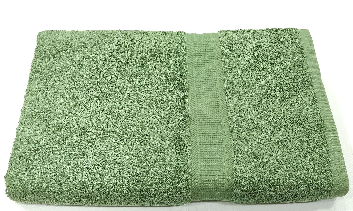 Bombay Dyeing Santino Premium Cotton Large Bath Towel 500 Gsm (Bottle Green)