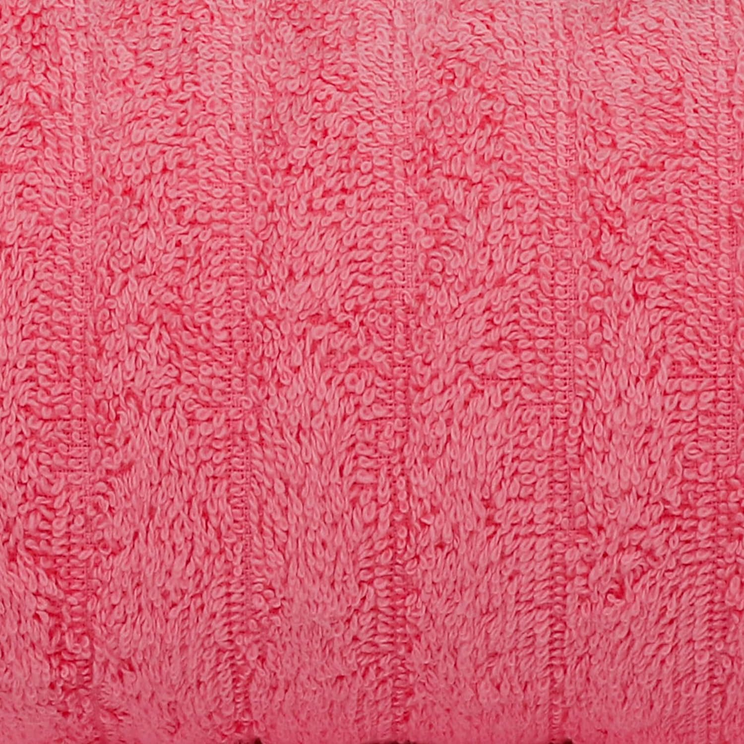 Casa Copenhagen Egyptian Cotton Elegance 1 Pcs Large Bath Towel 500 Gsm (Flamingo Pink)