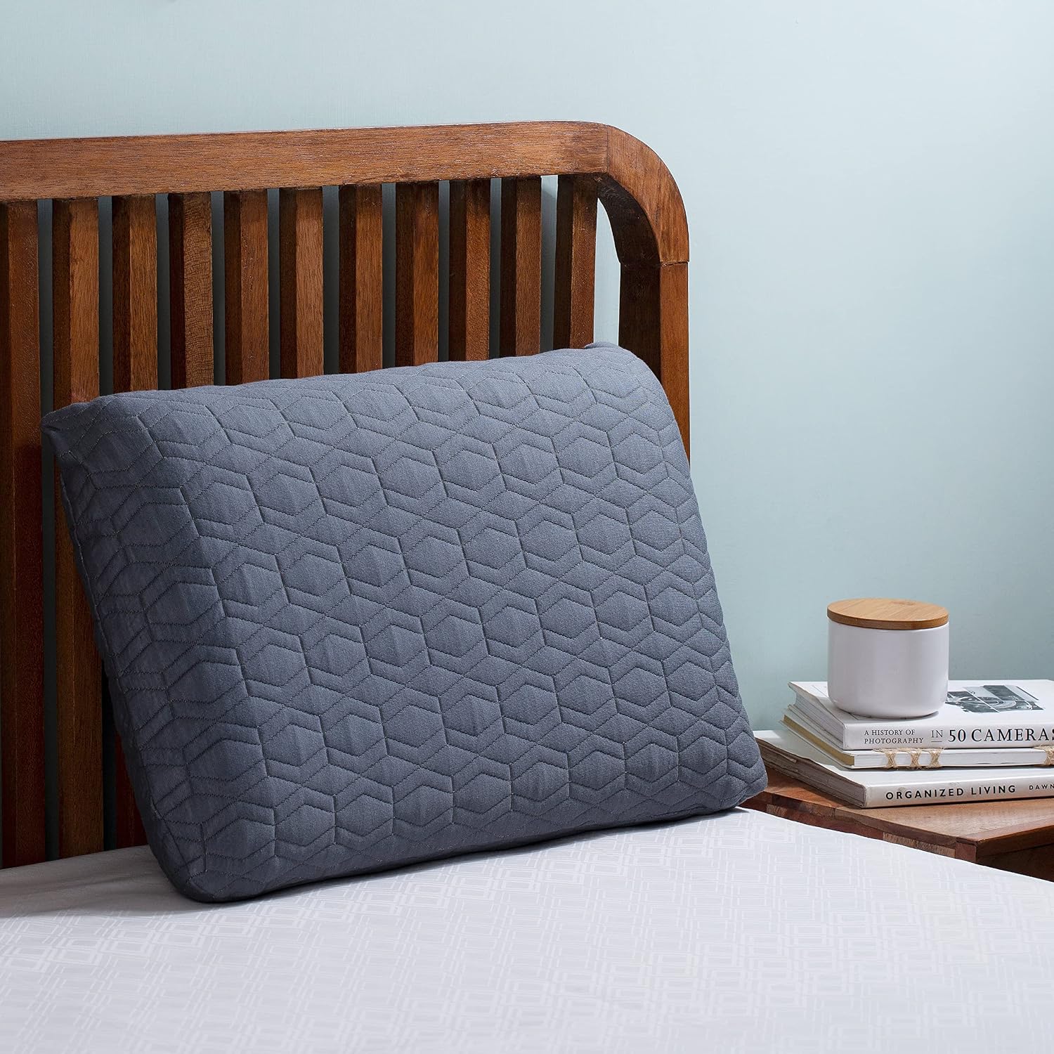 Memory Foam Pillow For Neck & Shoulder Pain Relief, Grey - XL King Size - 5 Inch | Cervical Thick Pillow For Sleeping - Orthopedic Bed Pillow For Back, Side & Stomach Sleepers - Set Of 1