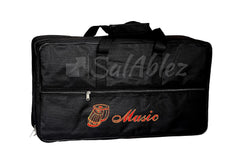 Portable Folding Harmonium With Coupler & Free Carry Bag - 7 Fold Bellow, 42 Keys, 3.5 Octaves, 9 Stopper, Two Reeds (Base- Male)