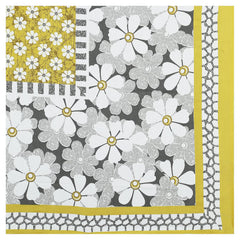 Pure 100% Cotton Double Bed Sheet With 2 Pillow Covers - 90 X 100 Inches, Yellow & White | Beautifully Handcrafted Traditional Bedsheets - Skin Friendly Fabric