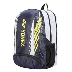 Yonex Badminton Backpack 2312 T02, Size - Large, Colour - Navy Golden Kiwi, Material - Polyurethane