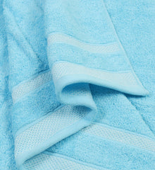 Mafatlal Bath Towels 1100 Gsm | Large Size Towel For Men & Women Daffodil Series (Blue & Pink) - Pack Of 2