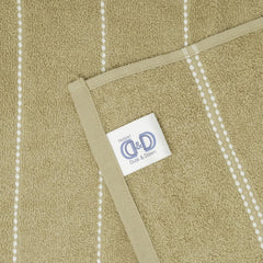 Trident Cotton Bath Towel 550 Gsm | Sanitized Finish, Quick Dry, Travel Friendly Bath Towel (Incense Wood)
