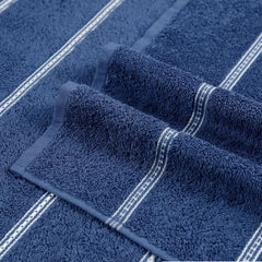 Mytrident Bath Towel Urban Comfort 450 Gsm | 100% Cotton Bath Towel (Doodle Blue)