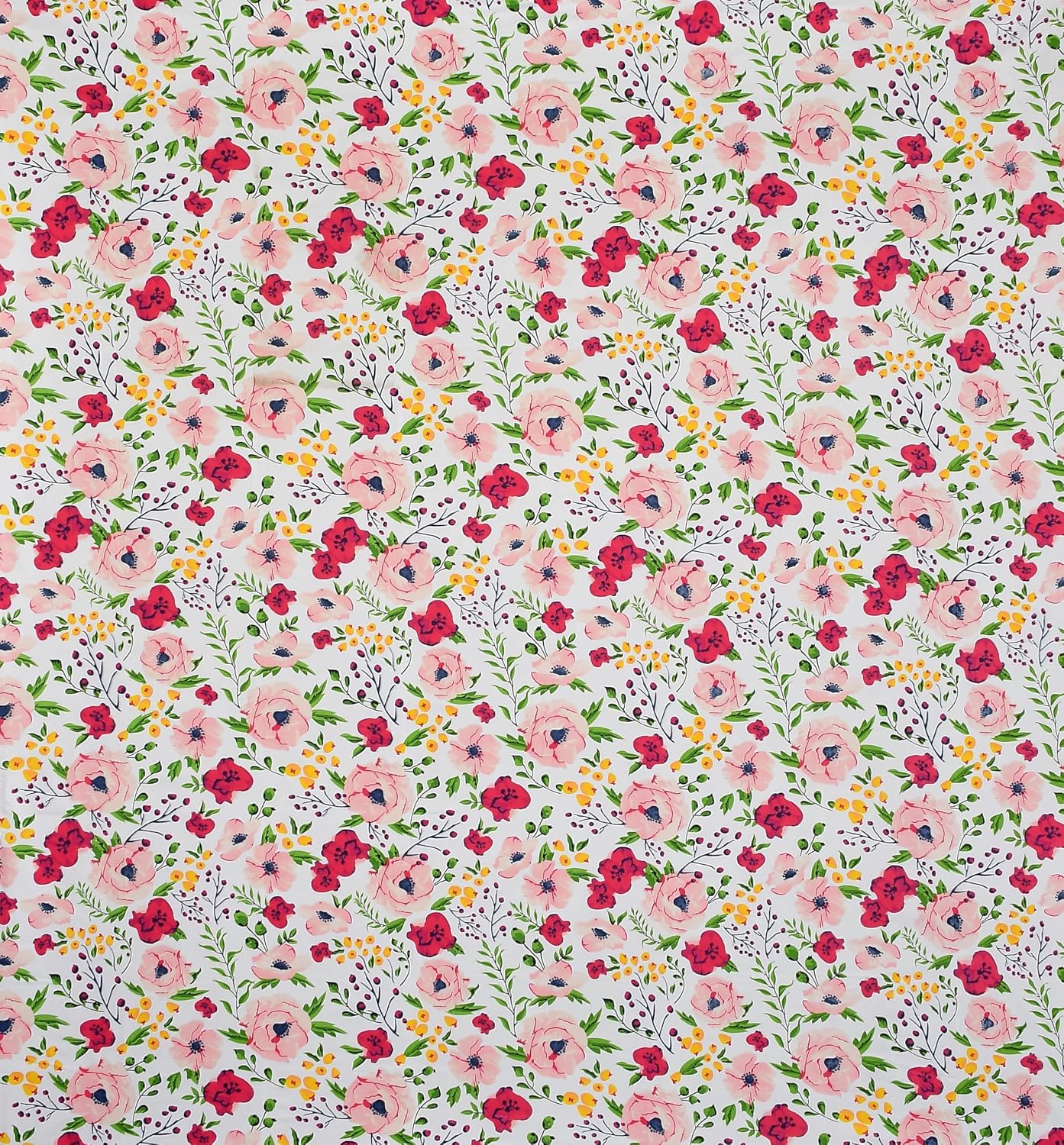 1 Single Bedsheet With 1 Pillow Cover - 60 X 90 Inches, Multicolor | Smooth, Breathable, Fade Resistant | Lightweight, Skin Friendly, Soft Fabric Suitable For Warmer Seasons
