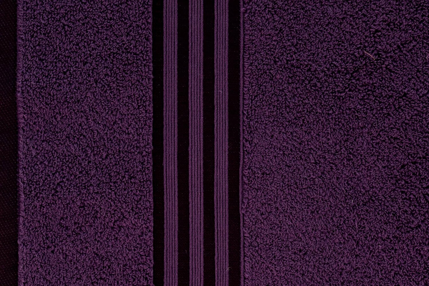 Casa Copenhagen Egyptian Cotton Zero Twist 1 Pcs Large Bath Towel 500 Gsm (Dark Purple)