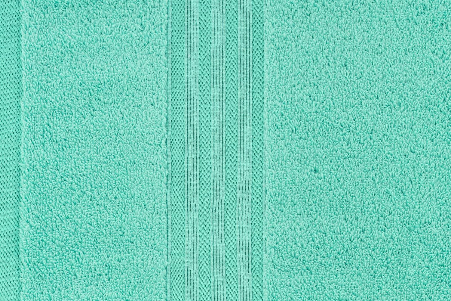 Casa Copenhagen Egyptian Cotton Zero Twist 1 Pcs Large Bath Towel 500 Gsm (Aque Blue)