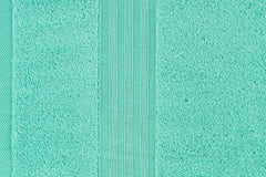 Casa Copenhagen Egyptian Cotton Zero Twist 1 Pcs Large Bath Towel 500 Gsm (Aque Blue)