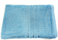 Bombay Dyeing Flora Small Size Bath Towel 500 Gsm - Sky Blue