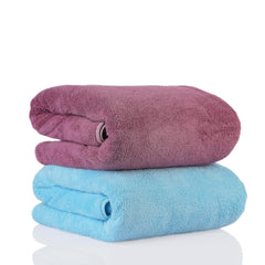 Sellsworld Microfiber Large Bath Towel | Quick Dry Super Absorbent Bath Towel For Men & Women | Towel For Bath, Travel, Gym, Beach, Pool & Yoga (Sky Blue & Red Wine)