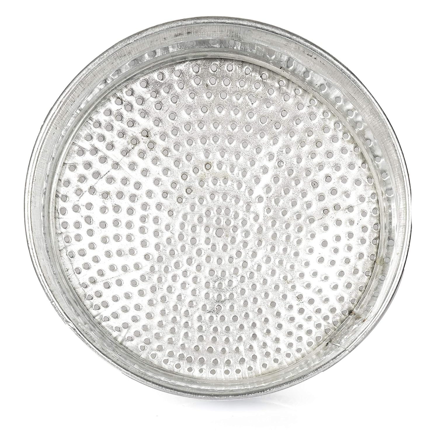 Traditional Pure Iron Wheat Strainer, Medium | Sieve, Chalni, Gehu Chalna For Wheat, Grains, Spices