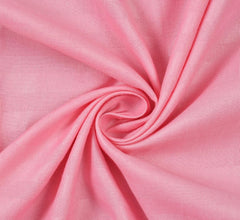 Glace Cotton Single Bedsheet With 1 Pillow Cover (89 X 57 Inches, Baby Pink) | Long Lasting Durability & Comfort For Your Living Space