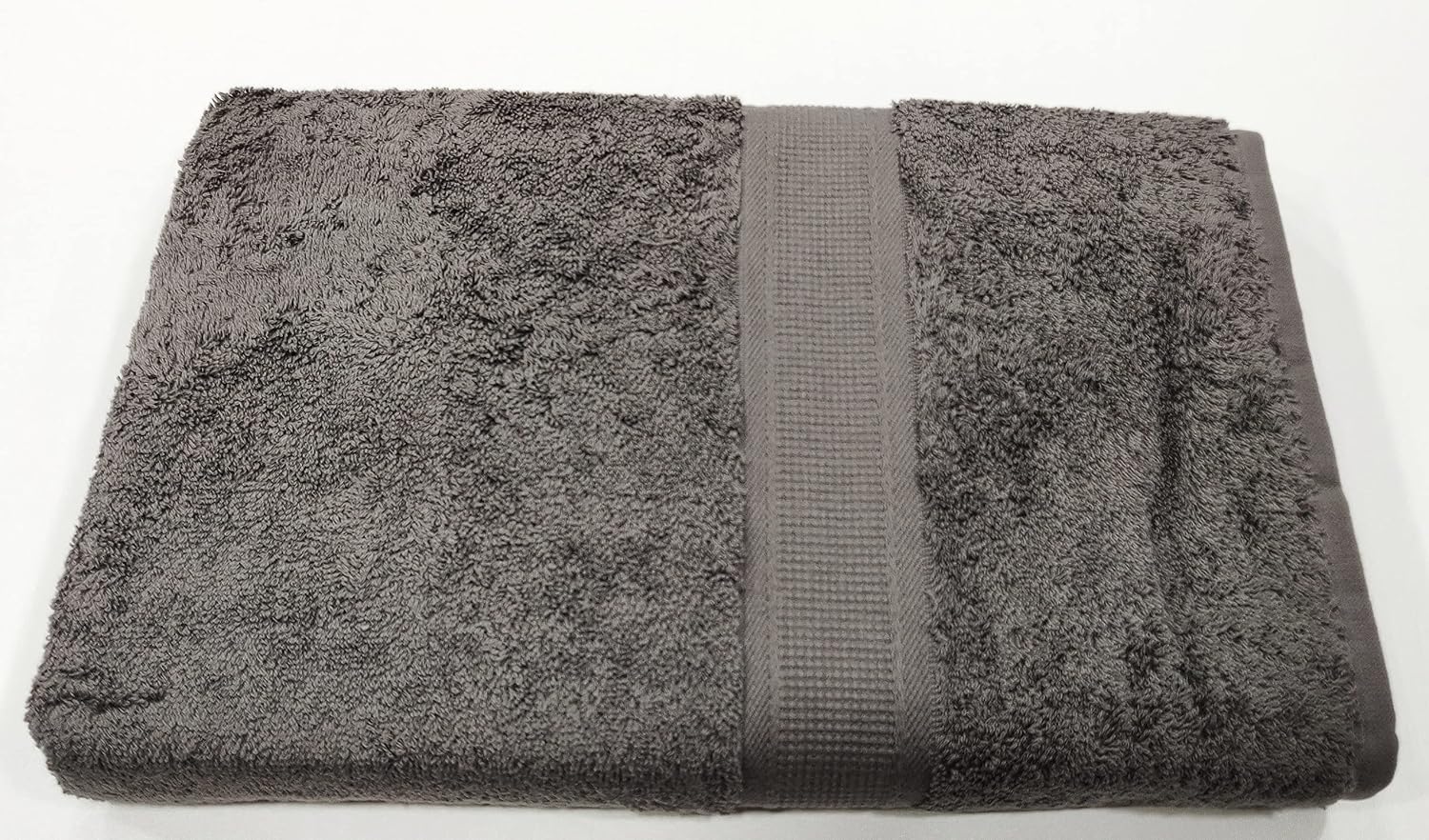 Bombay Dyeing Santino Premium Cotton Large Bath Towel 500 Gsm (Grey)