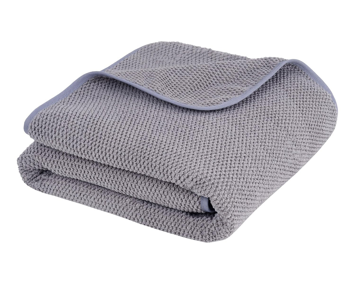 Fezora Microfiber Contler Bath Towels 320 Gsm | Large Size Bath Towel Soft & Absorbent Bath Towel For Men & Women (Grey)