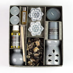 FLOATING JASMINE CANDLE | TEALIGHT CANDLE | VOTIVE CANDLE AROMATHERAPHY GIFT SET